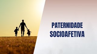 Paternidade socioafetiva [upl. by Erleena]