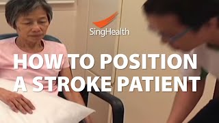 How To Position A Stroke Patient [upl. by Novert]