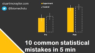 Ten Statistical Mistakes in 5 Min [upl. by Evad]