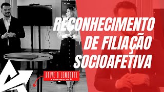 DIREITO DE FAMÍLIA Reconhecimento de filiação socioafetiva [upl. by Melitta793]