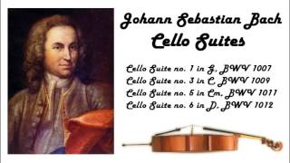 Johann Sebastian Bach  Cello suites in 432 Hz great for reading or studying [upl. by Lladnar]