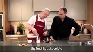 How to make a hot chocolate using an aerolatte milk frother [upl. by Halie]